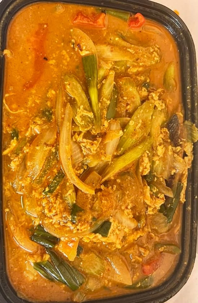 Seafood with Curry Powder.