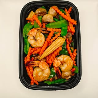 Summer Vegetables with Shrimp